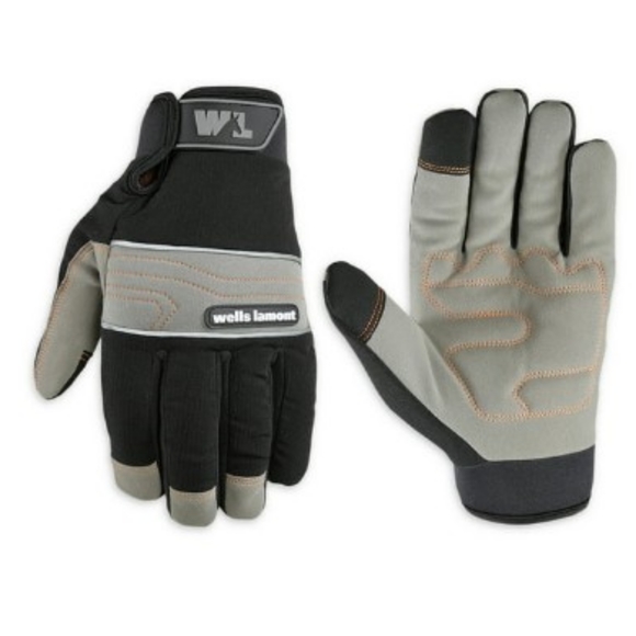 Other - Wells Lamont Men's Lined Synthetic Leather Gloves Size S/M